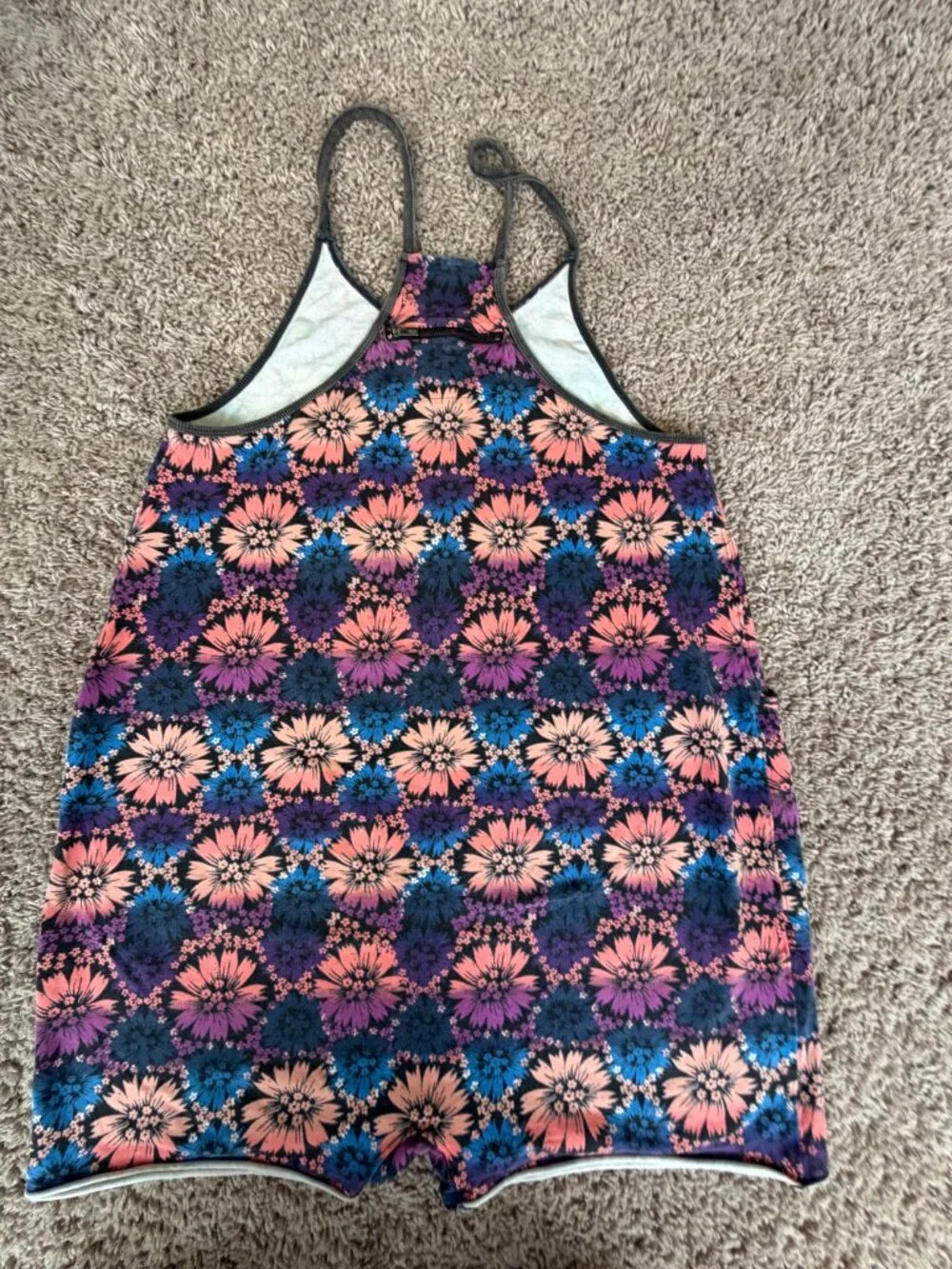 EUC FP Movement by Free People Floral Shortie Romper Small